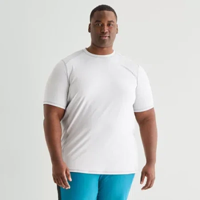 Shaquille O'neal Xlg Mens Crew Neck Short Sleeve Big And Tall T-shirt In Gray