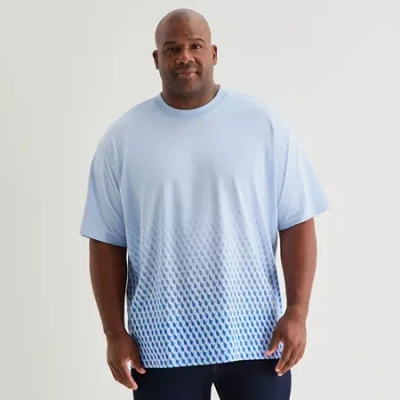 Shaquille O'neal Xlg Mens Crew Neck Short Sleeve Graphic T-shirt In Blue