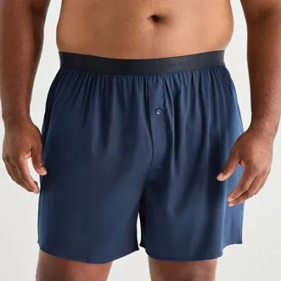 Shaquille O'neal Xlg Sateen Mens Big And Tall Boxers 362522 In Blue
