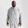 Shaquille O'neal Xlg Woven Mens Lightweight Big And Tall Track Jacket In White