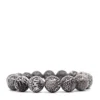 Shar Oke Men's Black / Grey / White Bryzoan Coral Bracelet In Multi