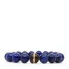 Shar Oke Men's Blue / Brown / Gold Lapis Lazuli & Wood Bracelet In Brown
