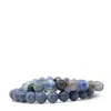 Shar Oke Men's Blue Kyanite & Blue Sponge Coral Bracelet In Blue