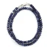 Shar Oke Men's Blue Natural Faceted Sapphire Bracelet