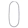 Shar Oke Men's Blue Sapphire Beaded Necklace In Blue