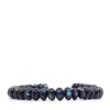 Shar Oke Men's Blue / Silver Blue Labradorite Bracelet