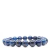 Shar Oke Men's Brown / Blue Shattuckite Beaded Bracelet