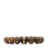 Shar Oke Men's Brown / Gold Brunei Agarwood Bracelet In Brown