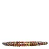 Shar Oke Men's Brown / Green Turquoise & Topaz Czech Picasso Beaded Bracelet In Multi