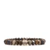 Shar Oke Men's Brown Sunstone & Smoky Quartz Bracelet In Brown