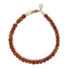 Shar Oke Men's Gold / Yellow / Orange Hessonite Orange Garnet Bracelet