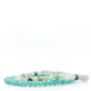 Shar Oke Men's Green Amazonite Beaded Bracelet In Green
