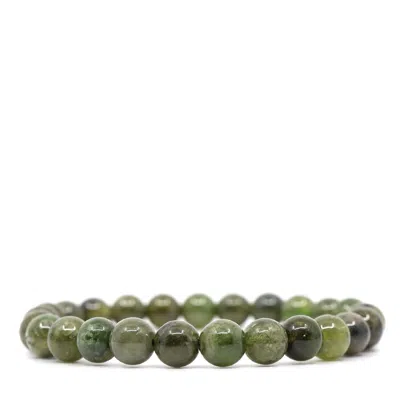 Shar Oke Men's Green Garnet Bracelet