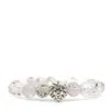 Shar Oke Men's White / Black Quartz With Mica & Lion Bracelet In Multi