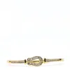 Shar Oke Women's Gold & Cubic Zirconia Baguette Bangle