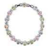 Shar Oke Women's Multicolored Cubic Zirconia Bracelet