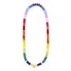 Shar Oke Women's Rainbow Gemstones & Cubic Zirconia Necklace