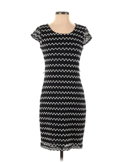 Pre-owned Sharagano Casual Dress In Black