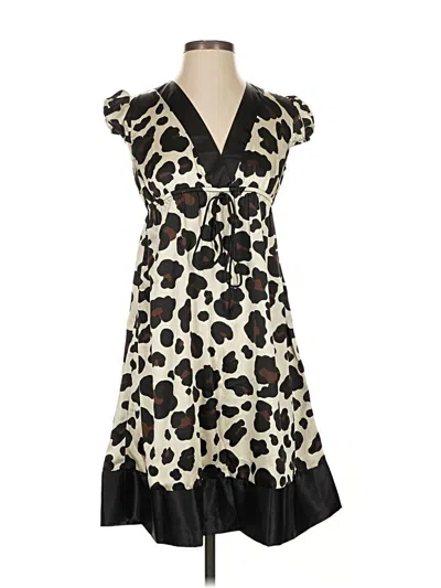 Pre-owned Sharagano Casual Dress In Black