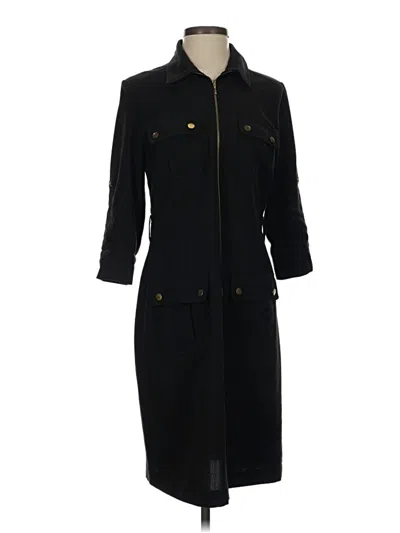 Pre-owned Sharagano Casual Dress In Black