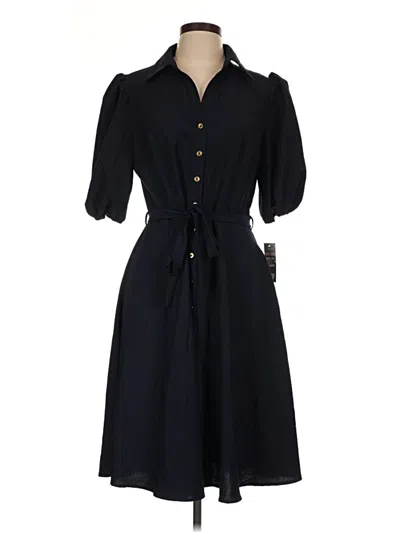 Pre-owned Sharagano Casual Dress In Black