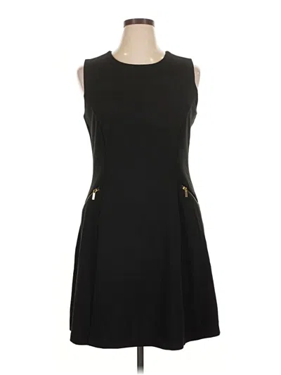 Pre-owned Sharagano Casual Dress In Black