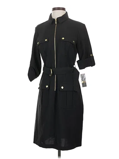 Pre-owned Sharagano Casual Dress In Black