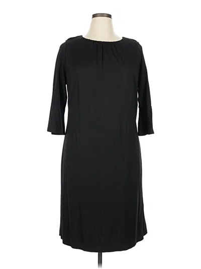 Pre-owned Sharagano Casual Dress In Black