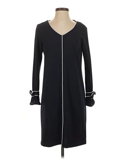 Pre-owned Sharagano Casual Dress In Black