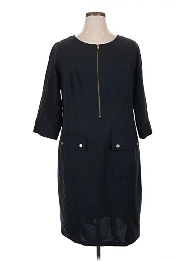 Pre-owned Sharagano Casual Dress In Black