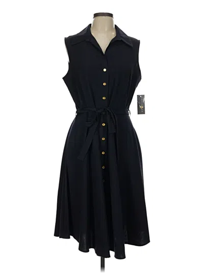 Pre-owned Sharagano Casual Dress In Black