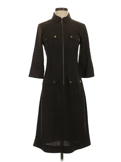 Pre-owned Sharagano Casual Dress In Black