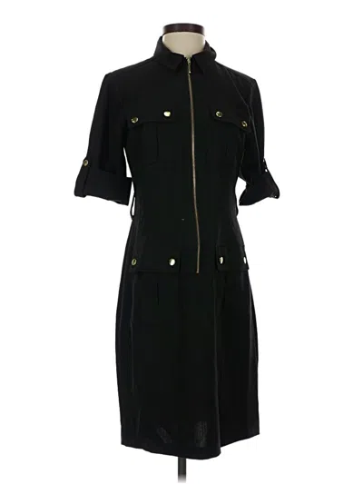 Pre-owned Sharagano Casual Dress In Black
