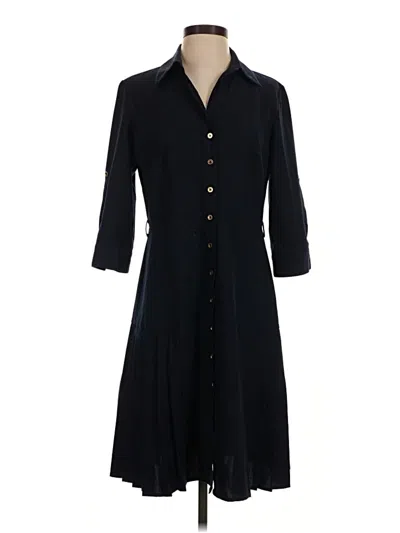 Pre-owned Sharagano Casual Dress In Black