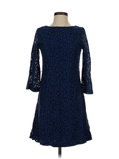 Pre-owned Sharagano Casual Dress In Blue
