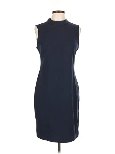 Pre-owned Sharagano Casual Dress In Blue