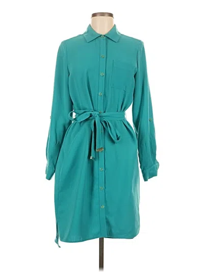 Pre-owned Sharagano Casual Dress In Blue