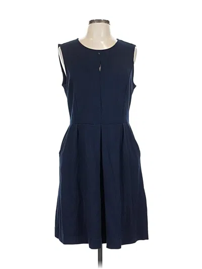 Pre-owned Sharagano Casual Dress In Blue