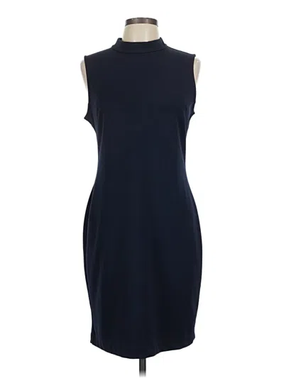 Pre-owned Sharagano Casual Dress In Blue
