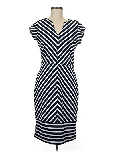 Pre-owned Sharagano Casual Dress In Blue