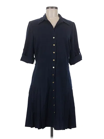 Pre-owned Sharagano Casual Dress In Blue