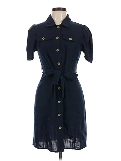 Pre-owned Sharagano Casual Dress In Blue
