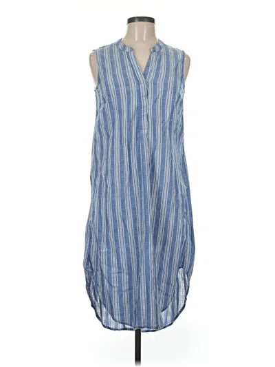 Pre-owned Sharagano Casual Dress In Blue