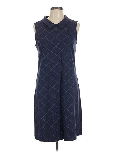 Pre-owned Sharagano Casual Dress In Blue