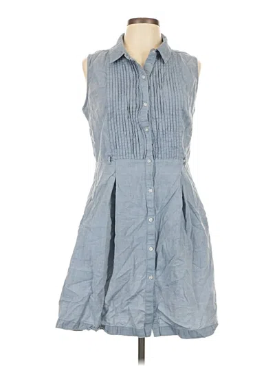 Pre-owned Sharagano Casual Dress In Blue