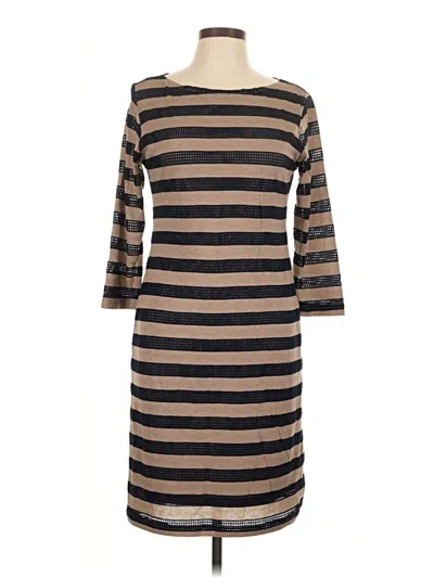 Pre-owned Sharagano Casual Dress In Brown