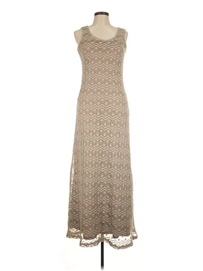 Pre-owned Sharagano Casual Dress In Brown