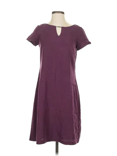 Pre-owned Sharagano Casual Dress In Burgundy