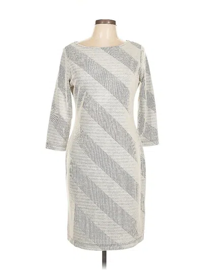 Pre-owned Sharagano Casual Dress In Gray