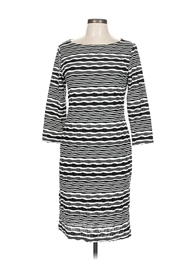 Pre-owned Sharagano Casual Dress In Gray